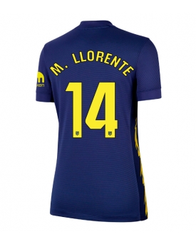 Billige Fotballdrakt Atletico Madrid Marcos Llorente #14 Replika Bortedrakt Dame 2025-26 Kortermet Billige Fotballdrakt Atletico Madrid Marcos Llorente #14 Replika Bortedrakt Dame 2025-26 Kortermet